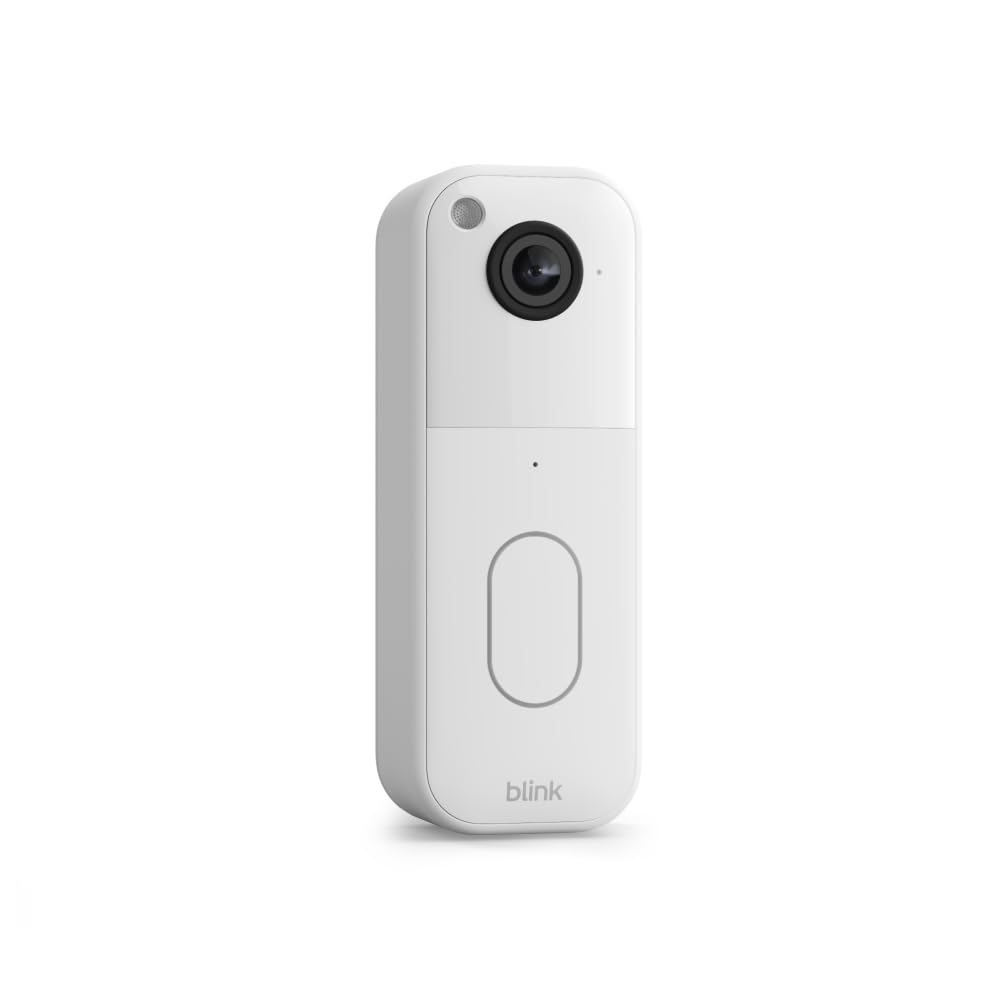 Blink Video Doorbell (All-New) – Head-to-Toe HD, 2-Year Battery, Sync Module Core – Black
