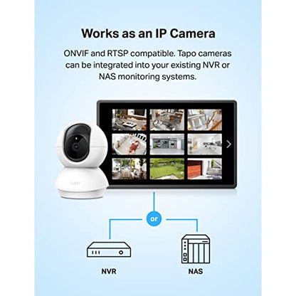 TP-Link Tapo C210 – 2K Pan/Tilt Indoor WiFi Security Camera (360° Tracking)