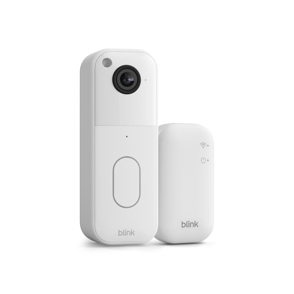 Blink Video Doorbell (All-New) – Head-to-Toe HD, 2-Year Battery, Sync Module Core – Black