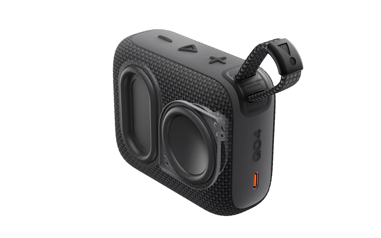JBL Go 4 – Ultra-Portable Waterproof Bluetooth Speaker (Black)