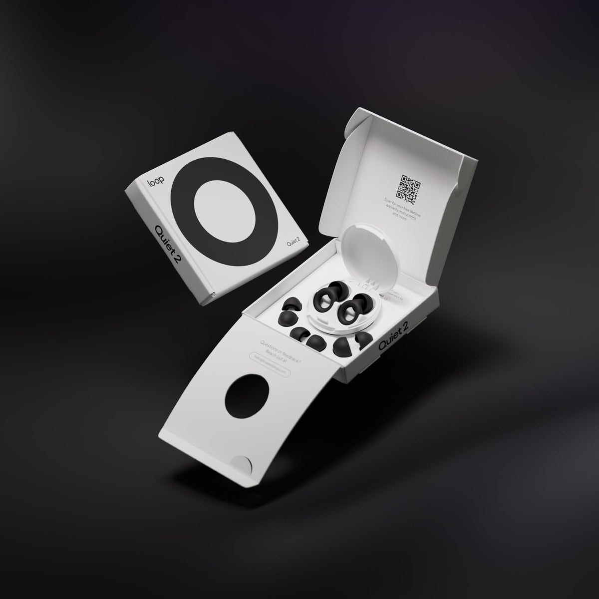 Loop Quiet 2 – Ultra-Comfort Noise-Reducing Earplugs (24dB)