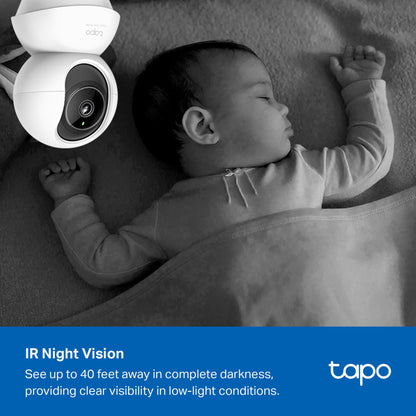 TP-Link Tapo C210 – 2K Pan/Tilt Indoor WiFi Security Camera (360° Tracking)
