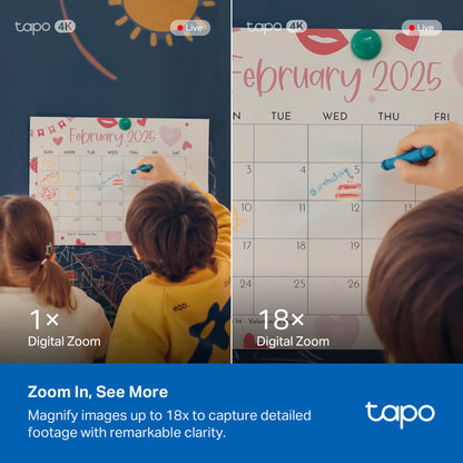 TP-Link Tapo C210 – 2K Pan/Tilt Indoor WiFi Security Camera (360° Tracking)