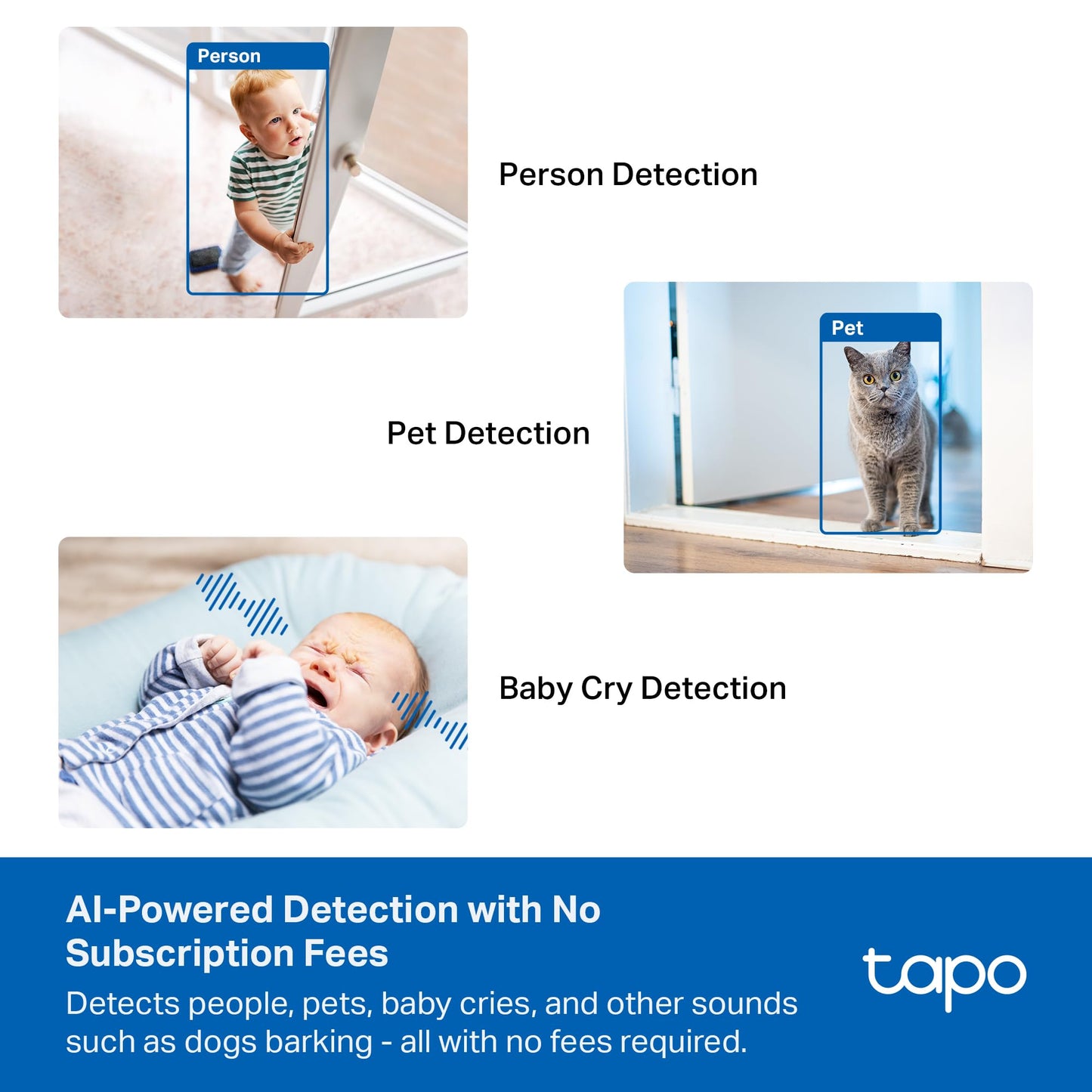 TP-Link Tapo C210 – 2K Pan/Tilt Indoor WiFi Security Camera (360° Tracking)