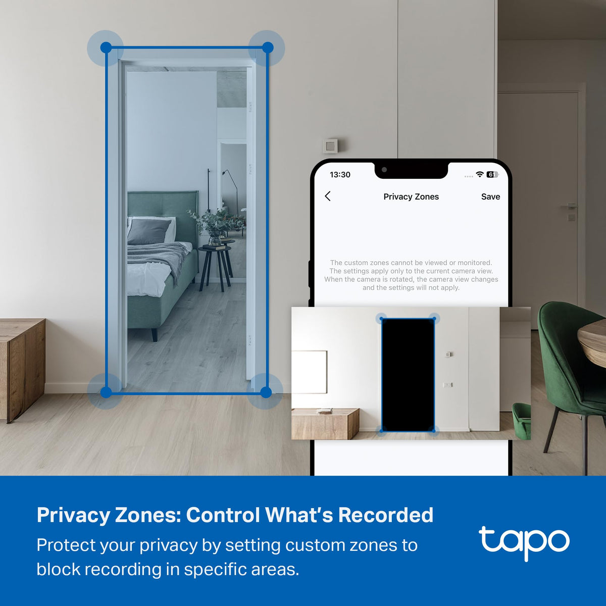 TP-Link Tapo C210 – 2K Pan/Tilt Indoor WiFi Security Camera (360° Tracking)