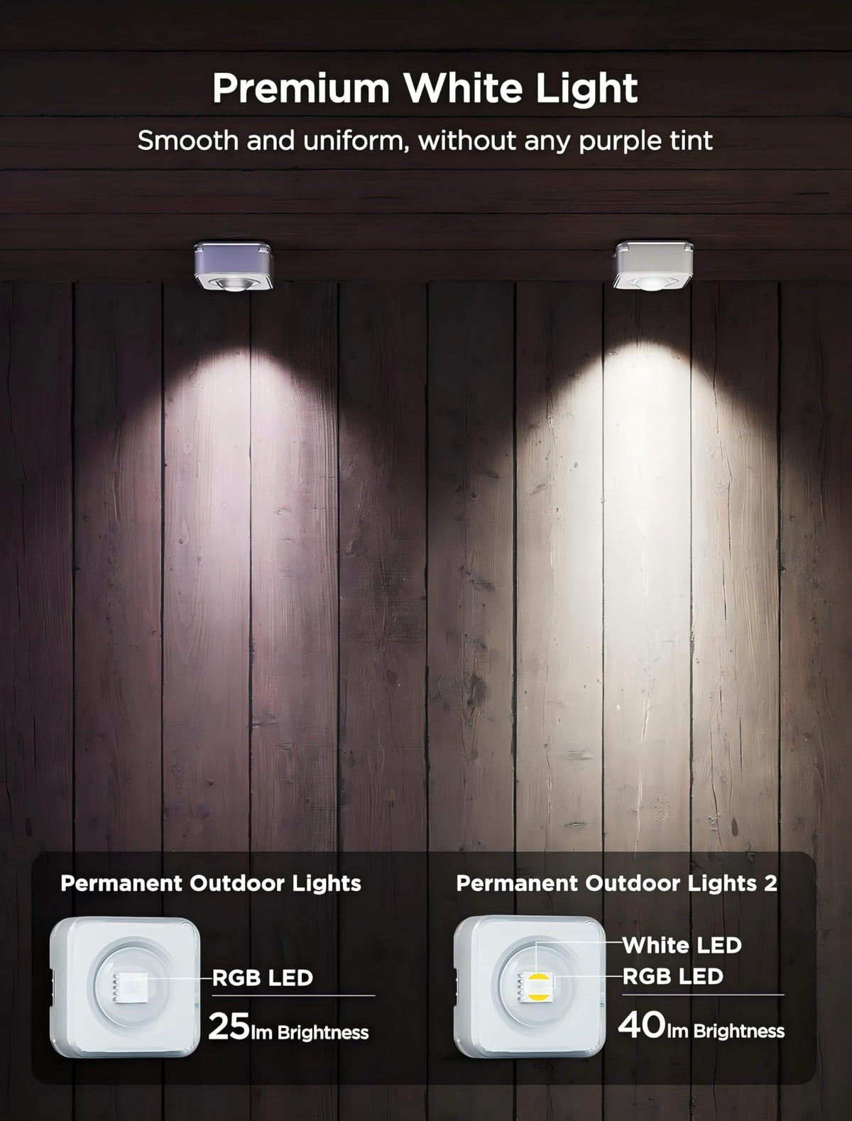 Govee Permanent Outdoor Lights 2 – 150ft RGBIC Waterproof LED Set (108 LEDs, Alexa/Google Compatible)