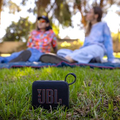 JBL Go 4 – Ultra-Portable Waterproof Bluetooth Speaker (Black)