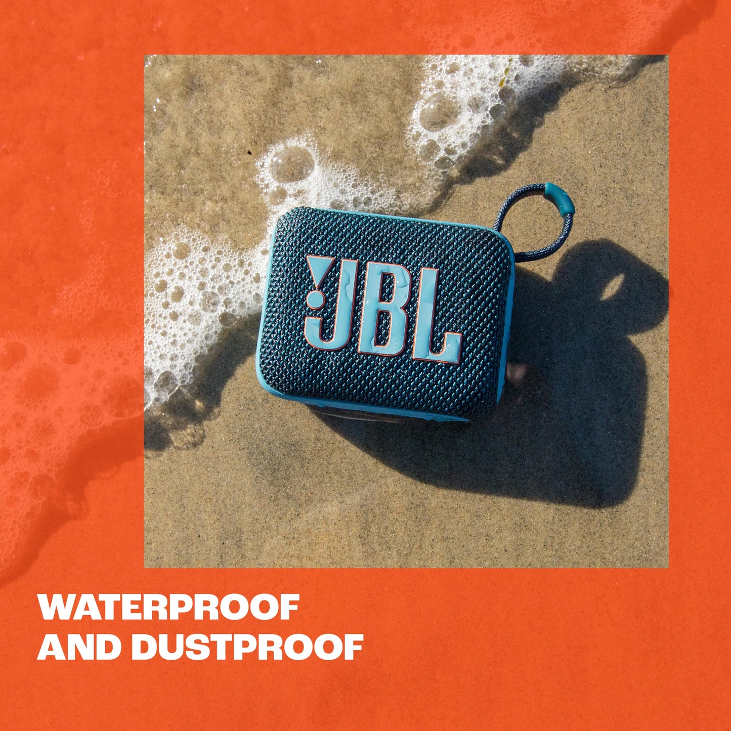 JBL Go 4 – Ultra-Portable Waterproof Bluetooth Speaker (Black)